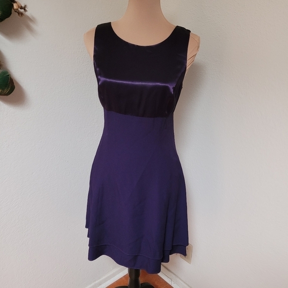 C.D.C. Petites Purple Dress - Picture 1 of 4